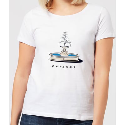 Friends Fountain dames t-shirt - Wit - XS