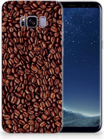 Samsung Galaxy S8 Plus Siliconen Case Koffiebonen