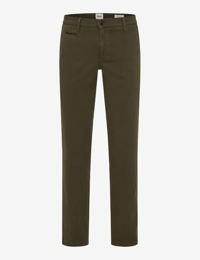 Brax Heren Chino  Style FABIO IN OLIVE Groen Olijf, groen - olijf, maat 33/32