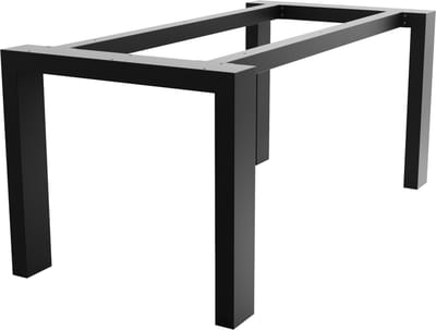 MetaloPro Tafelonderstel Etamin Extreme – Zwart Stalen Frame in Industriële Stijl – Robuust en Minimalistisch Onderstel voor Grote Eet- en Werktafels 160x80x72cm