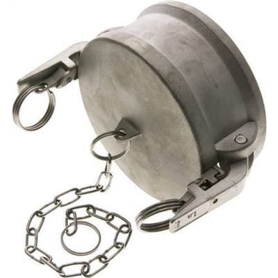 Camlock DN 90 (4'') Veiligheid Koppeling RvsEnd Cap Type DC MIL-C-27487