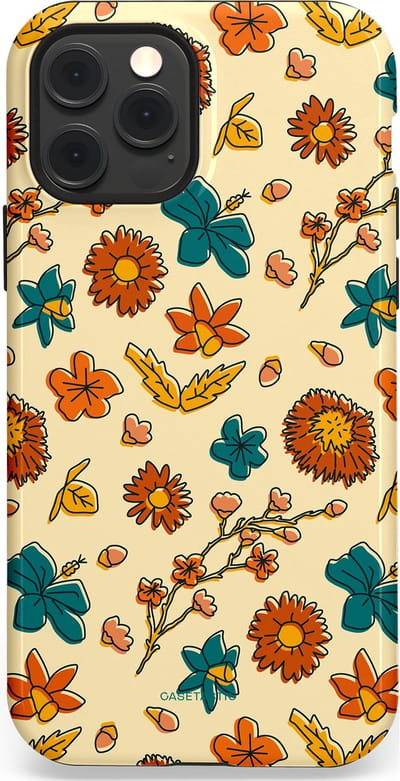 Casetastic Hoesje Geschikt voor Apple iPhone 12/12 Pro Magsafe - Stijlvolle Beschermende Duo-layer Case - Boranisch veld