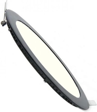 LED Downlight Inbouwspot Dimbaar - Brinton Thin - 4W 280lm 120° Bundelhoek - Natuurlijk Wit 4000K - IP40 - Rond - Zwart - Ø85mm Buitenmaat - Ø70mm Zaagmaat