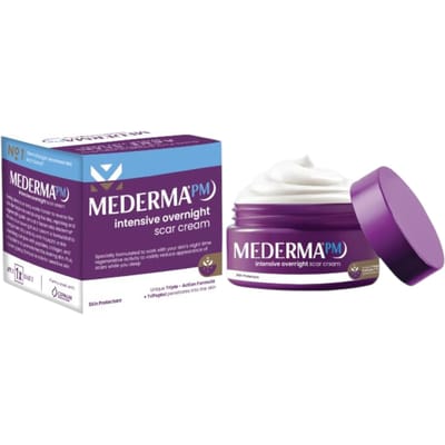 Mederma PM Acne Littekenverwijderingscrème 10g | Nachtelijke Littekenherstel & Huidvernieuwingsformule