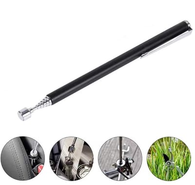 Actie4you® - Magneetstok – Magneet - Uitschuifbaar - telescopisch – Magneet Pen - Pick up Tool - Stick - Zwart