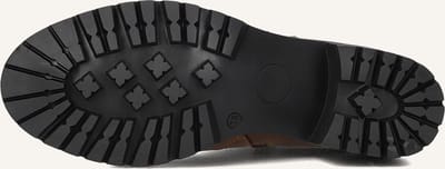 AYANA 853 Enkellaarsjes - Enkelboots met rits - Dames - Bruin - Maat 39