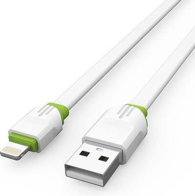 LDNIO - LS34 - 1 Meter - Snellader - OplaadKabel - geschikt voor: Lightning Kabel - Geschikt Voor : Apple iPhone 12 / 12 PRO / 12 PRO MAX / 11/ 11 PRO (MAX) / XS / XR/ X / iPhone 8 / 8 Plus/ iPhone SE 2020 / 6 / 5 / 5S / SE - LS34 - Oplaadkabel