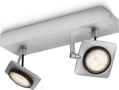 Philips myLiving Spotlight Millenium grijs 2x4,5 W 531924816