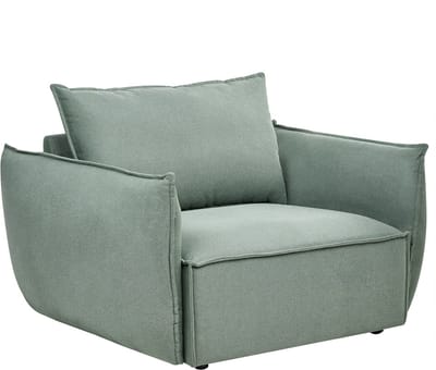 KUNES - Fauteuil - Lichtgroen - Polyester