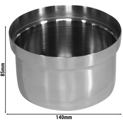 GGM Gastro (6 Stück) Schale - BRIDGE - Edelstahl - Ø 140mm - passend für 14980 & 13980