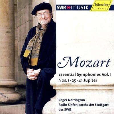 Radio-Sinfonieorchester Stuttgart Des SWR, Roger Norrington - Mozart: Essential Symphonies Vol. I (Nos. 1, 25, 41 Jupiter) (CD)