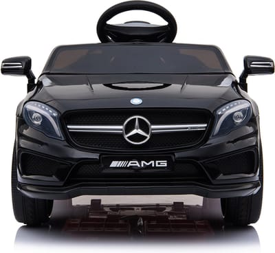 Elektrische Kinderauto Mercedes-Benz GLA45 AMG Zwart 12V Met Afstandsbediening