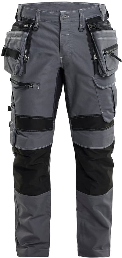 Blaklader Werkbroek denim stretch X1900 1990-1141 - Medium Grijs/Zwart - C60