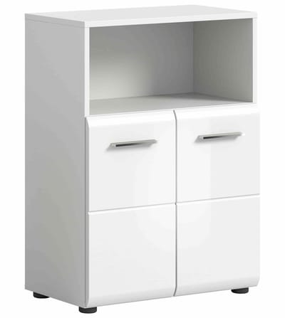 IJskast breed wit hoogglans MDF TZ wit NB - 30x60x80cm