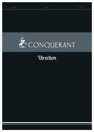 Conquerant 100100929 schrijfblok & schrift A4 200 vel Grijs