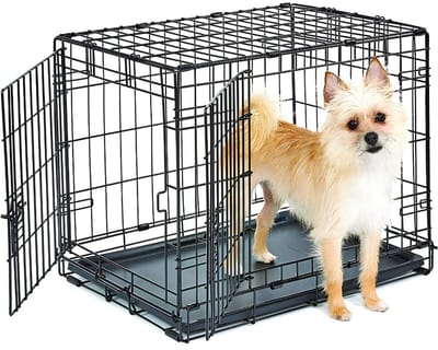 SP® Hondenbench - Kleine Maat - Bench voor Honden - Hondenbench Opvouwbaar - Zwart - 63cm x 46cm x 49cm