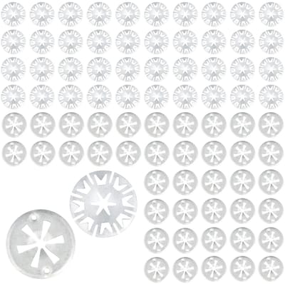 Set van 80 stuks sluitringen van staal met bevestigingsclips voor motorafdekking, hittebestendig en duurzaam voor diverse automodellen