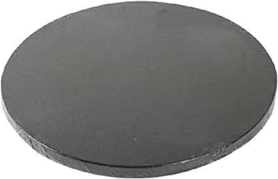 Taartbord Rond - Cake Board - Taarten Presenteren - Stevig Materiaal - Ø 25 cm - Zwart