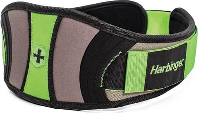 Women's Contoured Flexfit Belt (Black/Green) S
