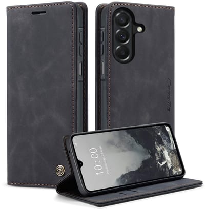 CaseMe Hoesje - Geschikt voor Samsung Galaxy A27 Hoesje - CaseMe 013 Book Case - Zwart