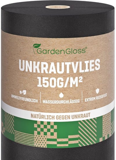 Ondoorlatend Onkruidvlies 150g/m² - Extra Sterk Tuinvlies Tegen Onkruid