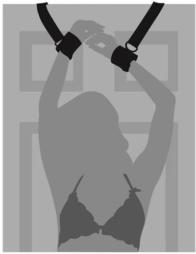 Power Escorts Deur Bondage Handboeien Set – br-N10447