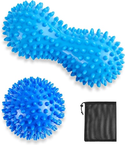 Dailygoods- Massageballen Set - Harde Massageballen - Pijnverlichting Voeten - Plantaire Fasciitis - Triggerpoint - Duurzaam Kunststof - Massagebal