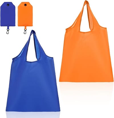 Tote bags, boodschappentassen Twee-pack opvouwbare boodschappentassen, bedrukte boodschappentassen, opvouwbare tassen met bloemen, herbruikbare boodschappentassen, stoffen tassen met handvatten, grote boodschappentassen voor op reis, etc.