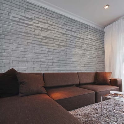 Fotobehang BrickWhite DD108735 A.S. Création AP Digital 4 | 3D Fotobehang