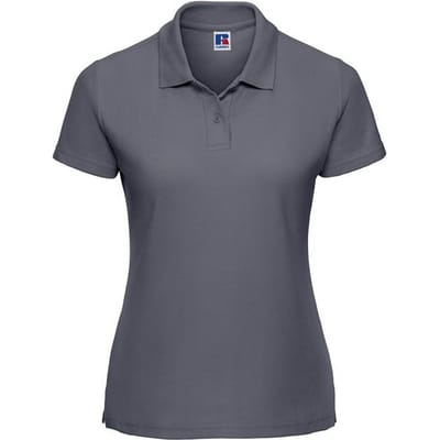 Russell Dames/Dames Polycotton Klassiek Poloshirt (Konvooi Grijs)