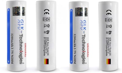 Krachtige Oplaadbare NiMH Flat Top Accu's 3,7V 3200 mAh | Lange Gebruiksduur