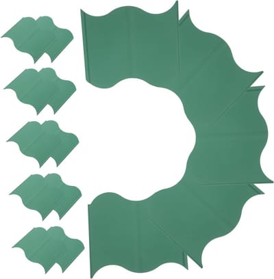 Tuinafboording Set - Perceelranden Tuin - Tuin Verfraaien - Weerbestendig PP Materiaal - 20 Stuks - Groen