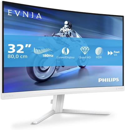 Monitor 31,5 inch 32M2C5501 Gebogen VA 180Hz HDMIx2 DP HAS Ambiglow wit