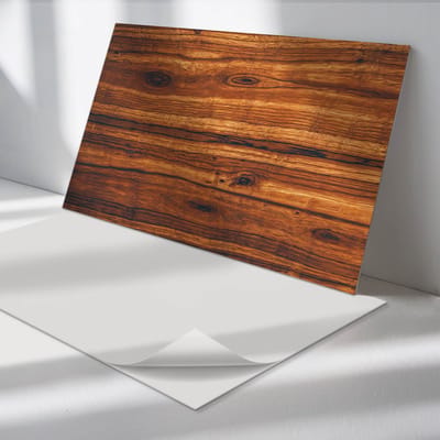 Wallfluent Vinyl Wandpaneel - Natuurlijk houtpatroon Vinyl Wandbekleding - 100 cm x 50 cm - Bruin PVC wandpaneel - Verpakking van 1 stuk - Rechthoekig Wandbekleding Vinyl - Texturen Wandpaneel - Zelfklevend Muurpaneel - Wandpaneel Keuken en Badkamer