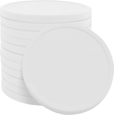 CombiCraft blanco recycle munt gemaakt van biologisch afbreekbaar aardappelzetmeel - wit - Ø 29mm - verpakking 3000 stuks
