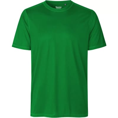 Herensportshirt 'Performance' met korte mouwen Green - S