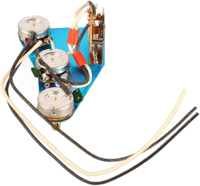 Prewired Wiring Harness voor Elektrische Gitaar met Solderless Plug en Pickguard - Vervangingsonderdelen voor Muziekinstrumenten