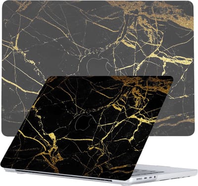 Lunso Geschikt voor MacBook Pro 16 inch (2021-2026) cover hoes - case - Marble Nova