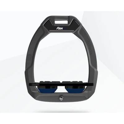 Veiligheidstangen voor paardrijden Plat Grip Antraciet/Zwart/Marine Flex-On Safe-On