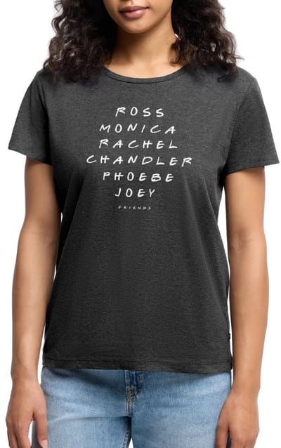 Friends Ross Monica Rachel Chandler Phoebe Joey Premium T Shirt Dames