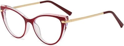 Blauw Licht Bril Zonder Sterkte - Blue Light Glasses - Computerbril - Rood