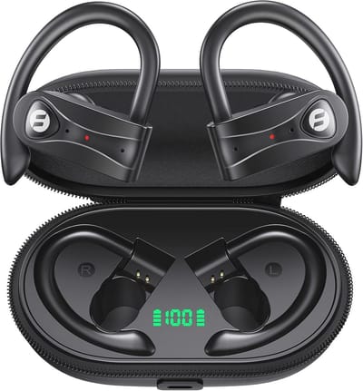 Bluetooth Hoofdtelefoon met Ruisonderdrukking en Lange Speeltijd