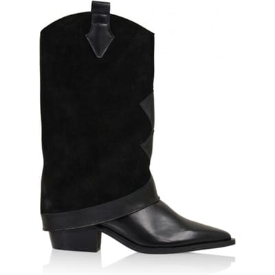 DWRS Shetland denim B10543-10 Zwart