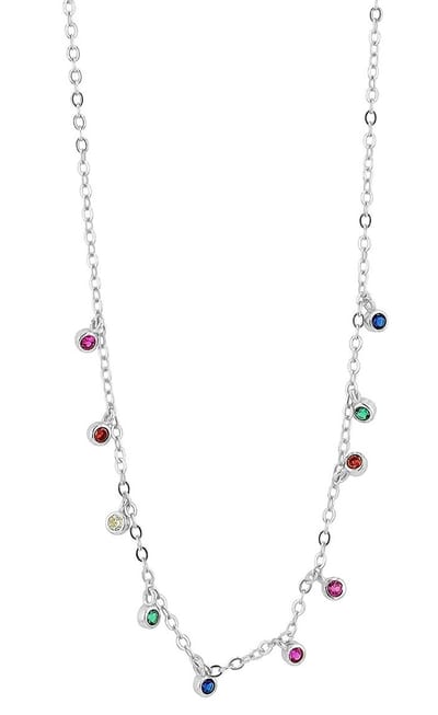 AKZENT Akzent Dames ketting met hanger "Amaly" van 925 Sterlingzilver, gerhodineerd, duurzaam