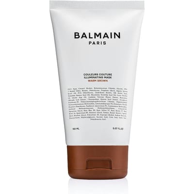 Balmain Professioneel, Couleurs Couture, Haarkleuringsmasker, Verhelderend, Warm Bruin, 150 ml