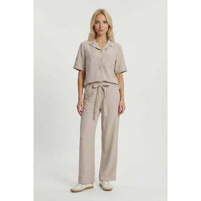 Cars Jeans Azura  Blouse Liver Size: S | Button-Down Shirts Outlet | Dames | Beige