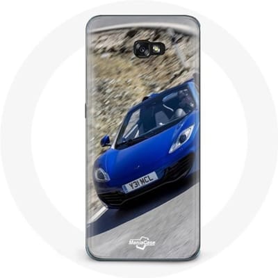 Coque - McLaren - Samsung Galaxy A8 2016 - Formule 1 - Protection Rigide - Bleu bleu