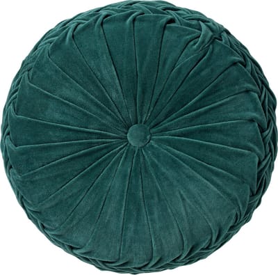 Dutch Decor - KAJA - sierkussen Ø40 cm - rond - velvet - Sagebrush Green - groen