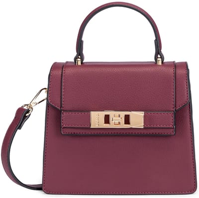 L.CREDI Konstanze Handtas 20 cm - Dames - cherry shade
