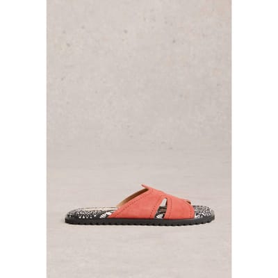 White Stuff Floral Flip Flop Sandal Lgt Orange Maat: 3 | Sandalen Outlet | Dames | Oranje